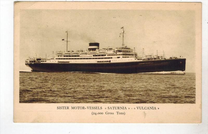 S.S. Saturnia & S.S.Vulcania