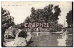 Old Postcard Valenciennes And Rocks Park