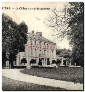Old Postcard Juziers The Chateau De La Sergenterie