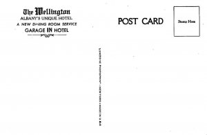 2~Lumitone Postcards   Albany, NY New York  WELLINGTON HOTEL & DINING ROOM