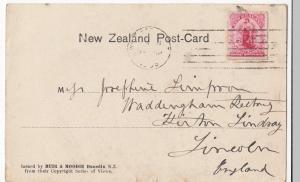 New Zealand; Cable Tram, Wellington PPC, 1905 PMK, UB, To Mrs Simpson, Lincoln