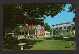 VA View WARM SPRINGS Inn Hotel VIRGINIA Postcard PC