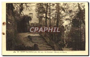 Old Postcard Mont Sainte Odile Convent Chemin De Ronde