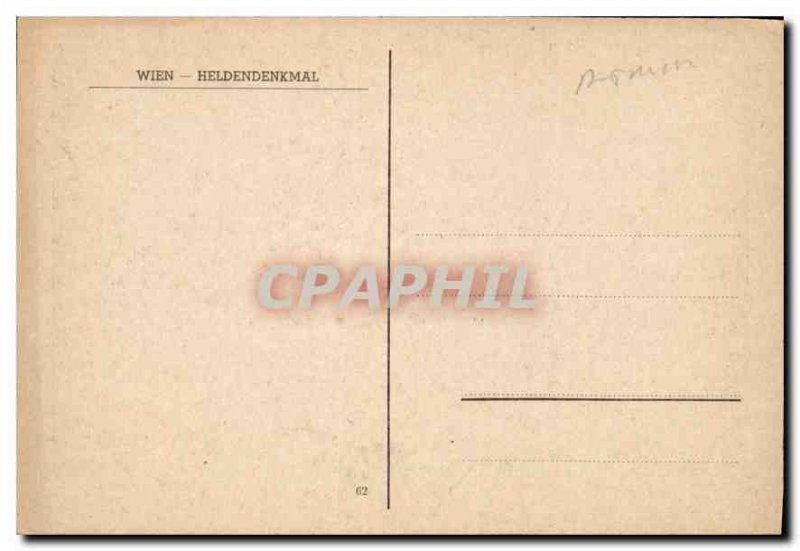 Postcard Wien Modern Heldendenkmal