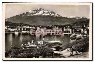 Postcard Modern Lucerne and Pilate