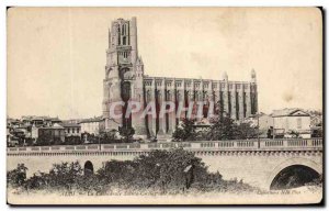 Old Postcard Albi La Cathedrale Saint Cecile Cote Sud