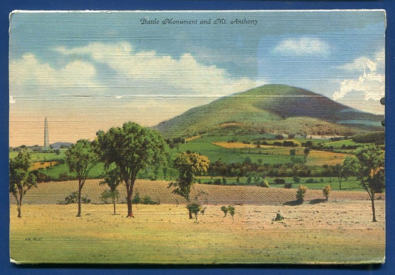 Bennington Vermont vt library college free library country club postcard folder 