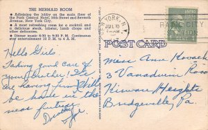 New York City, New York, The Mermaid Room, In Park Central Hotel, AA381-22