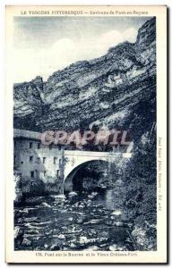 Old Postcard Vercors Picturesque surroundings Bridge Royans Bourne Bridge and...