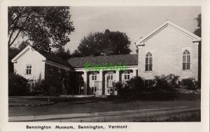 Postcard RPPC Bennington Museum Bennington Vermont VT