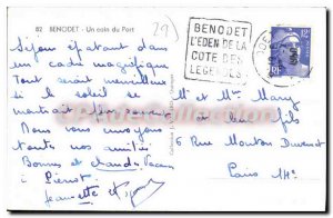 Postcard Old Benodet Un Coin Du Port