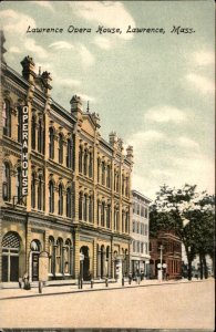 Lawrence Massachusetts MA Opera House 1900s-20s Vintage Postcard