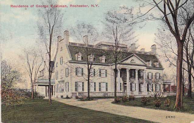 Home of George Eastman - Rochester, New York - pm 1913 - DB