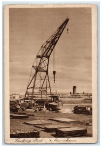 c1940's Tandjong Prick Inner Harbour Jakarta Indonesia Vintage Postcard