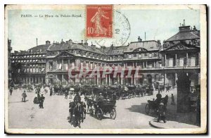 Old Postcard Paris La Place du Palais Royal