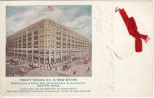 MA   BOSTON   HENRY SIEGEL DEPARTMENT STORE with add-on r...