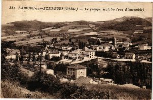 CPA LAMURE sur AZERGUES-Le groupe scolaire (235999)