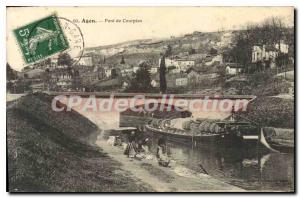 Old Postcard Agen Pont De Courpian