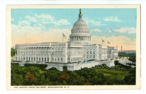 DC - Washington. US Capitol from the West