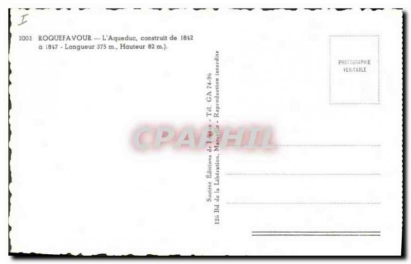 Postcard Old Roquefavour Aqueduct