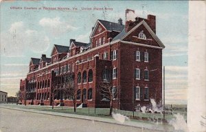 Virginia Fortress Monroe Officers Quarters at Fortress Monroe United States A...