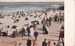 New Jersey Asbury Park Berach At Foot Of Wesley Lake 1908