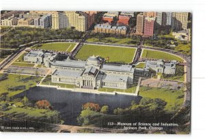 Chicago Illinois IL Postcard 1930-1950 Jackson Park Museum of Science