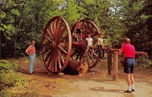 Interlochen State Park Old Logging Wheels  - Interlochen, Michigan MI