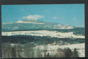 America Postcard - Vermont Countryside in Winter, Green Mountains   RS19797