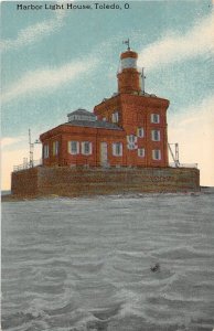 J66/ Toledo Ohio Postcard c1910 Harbor Light House Building 170
