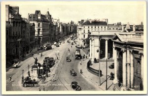 1950s College Green And Bank Of Ireland Dublin Ireland Broadway Posted Postcard