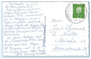 1960 Tegernsee Kreuth Bavaria Germany Posted Vintage RPPC Photo Postcard
