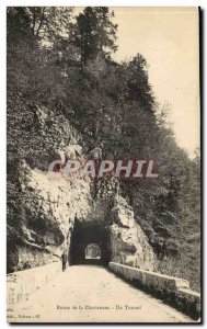 Old Postcard Route d ela Chartreuse A tunnel