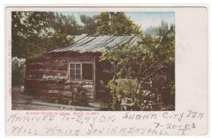 Oldest House in Utah Built 1847 1906 postcard