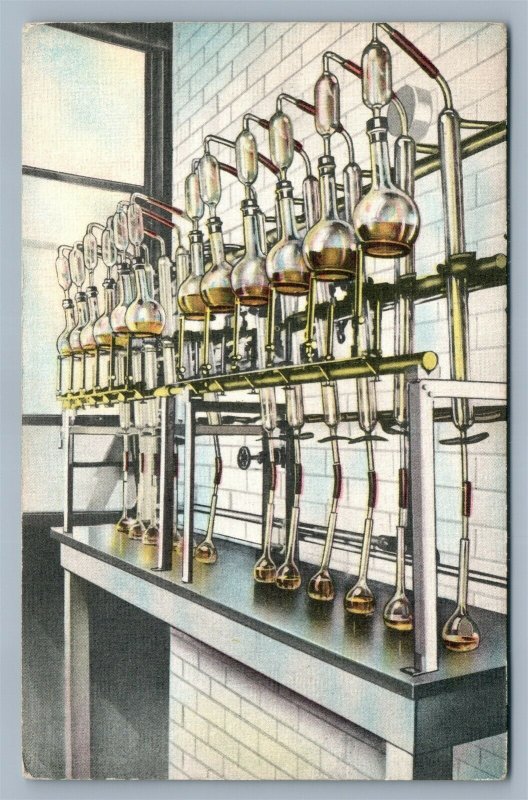 BUDWEISER BEER CHEMICAL LABORATORY ANTIQUE POSTCARD ST.LOUIS MO