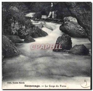 Old Postcard Sassenage Gorge du Furon