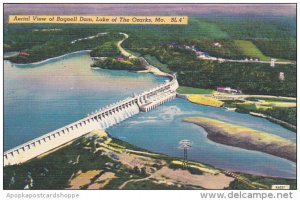 Aerial View Of Bagnell Dam Lake Of The Ozarks Missouri