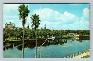 Tampa University Campus, West Bank Hillsborough River, Florida Vintage Postcard
