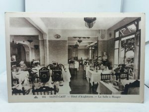 Antique Postcard Restaurant at The Hotel d'Angleterre Saint Cast France