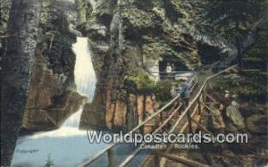 The Falls, Johnson Canyon Banff Canada 1932 Missing Stamp 