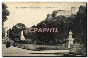 Old Postcard Lourdes Le Chateau