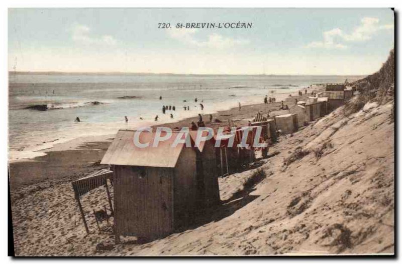Postcard Old St Brevin L & # 39Ocean