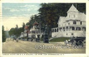 Lakeside Ave. & G.A.R. Building - Lake Winnipesaukee, New Hampshire NH  