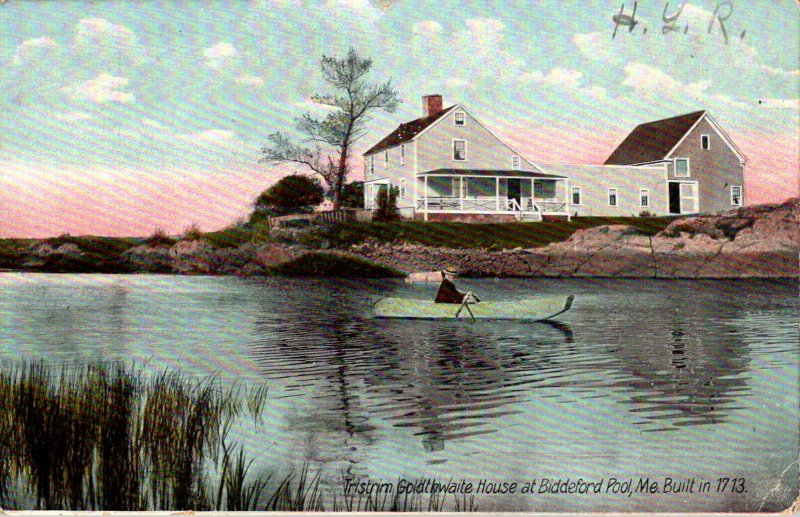 Maine Tristrim Goldtwaite House At Biddeford Pool 1910