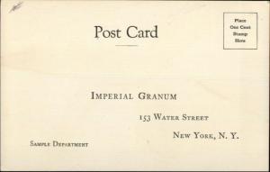 Imperial Granum Cereal Diluent Milk Modifier New York City c1905 Postcard