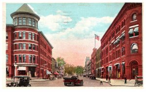 Vermont  St Johnsbury Railroad street North from Station