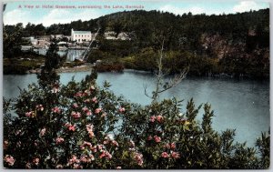 Hotel Grasmere View Overlooking The Lake Bermuda Flowers Attraction Postcard