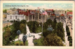 Postcard BUILDING SCENE Los Angeles California CA AO2541