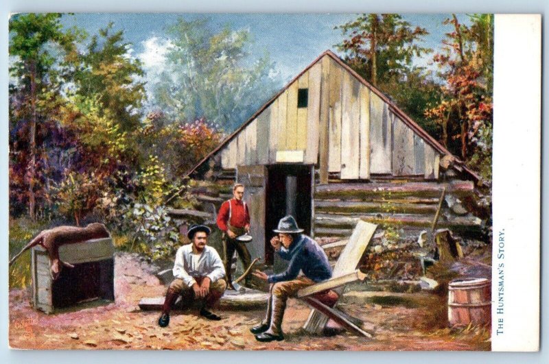 Tuck Postcard The Huntsman's Story Hunting And Camping In The Adirondacks