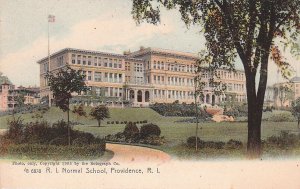 Postcard RI Normal School Providence RI